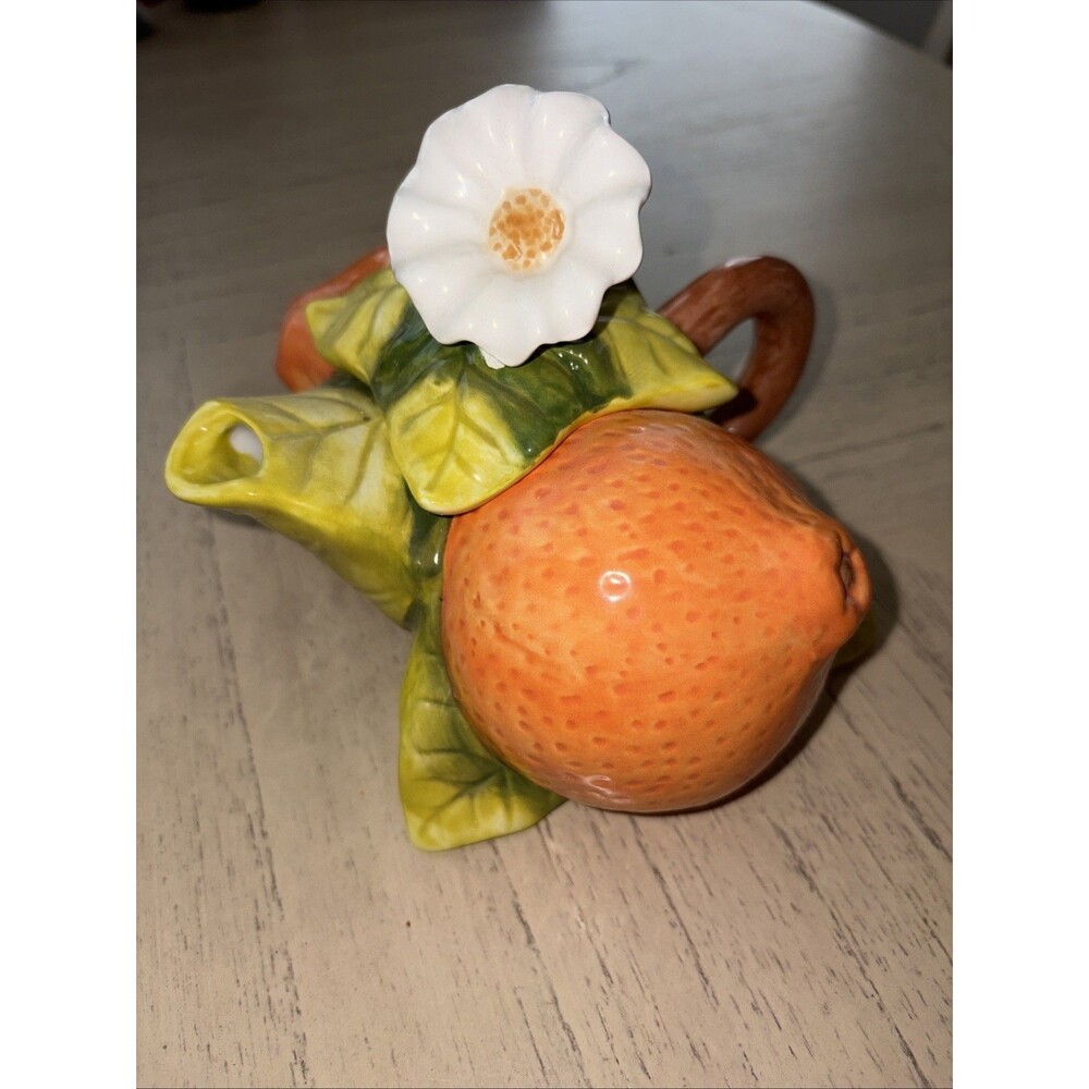 Jay Wilfred Orange Shaped Mini Teapot by Andrea of Sadek